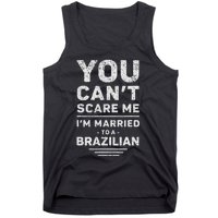 My Wife Is Brazilian Funny Marriage Husband And Wife Tank Top