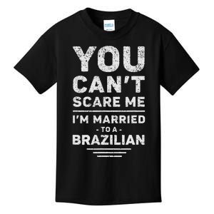 My Wife Is Brazilian Funny Marriage Husband And Wife Kids T-Shirt