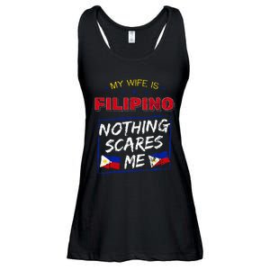 My Wife Is Filipino Republic Of The Philippines Roots Flag Ladies Essential Flowy Tank