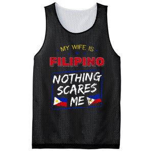 My Wife Is Filipino Republic Of The Philippines Roots Flag Mesh Reversible Basketball Jersey Tank