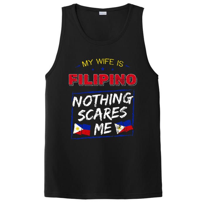 My Wife Is Filipino Republic Of The Philippines Roots Flag PosiCharge Competitor Tank