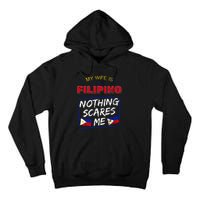 My Wife Is Filipino Republic Of The Philippines Roots Flag Tall Hoodie