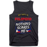 My Wife Is Filipino Republic Of The Philippines Roots Flag Tank Top