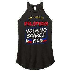 My Wife Is Filipino Republic Of The Philippines Roots Flag Women's Perfect Tri Rocker Tank