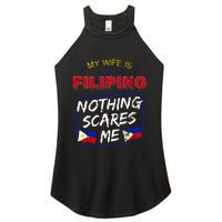 My Wife Is Filipino Republic Of The Philippines Roots Flag Women's Perfect Tri Rocker Tank