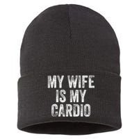 My Wife Is My Cardio Sustainable Knit Beanie