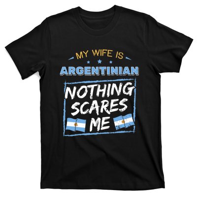 My Wife Is Argentinian Argentina Heritage Roots Flag Pride T-Shirt