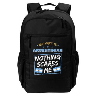 My Wife Is Argentinian Argentina Heritage Roots Flag Pride Daily Commute Backpack