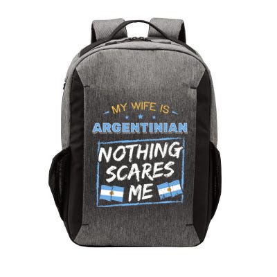 My Wife Is Argentinian Argentina Heritage Roots Flag Pride Vector Backpack