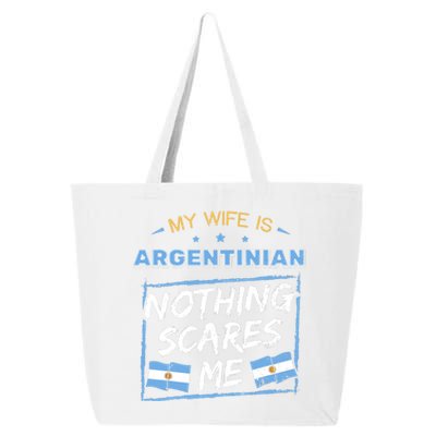 My Wife Is Argentinian Argentina Heritage Roots Flag Pride 25L Jumbo Tote