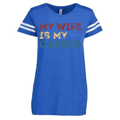 My Wife Is My Cardio Enza Ladies Jersey Football T-Shirt