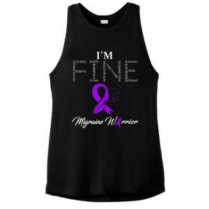 Migraine Warrior Im Fine Ladies PosiCharge Tri-Blend Wicking Tank