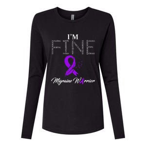 Migraine Warrior Im Fine Womens Cotton Relaxed Long Sleeve T-Shirt