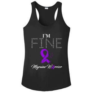 Migraine Warrior Im Fine Ladies PosiCharge Competitor Racerback Tank