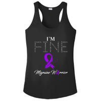 Migraine Warrior Im Fine Ladies PosiCharge Competitor Racerback Tank