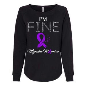 Migraine Warrior Im Fine Womens California Wash Sweatshirt