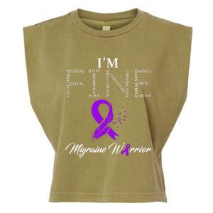 Migraine Warrior Im Fine Garment-Dyed Women's Muscle Tee