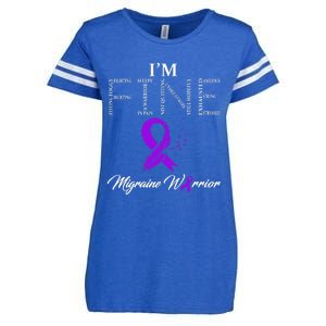 Migraine Warrior Im Fine Enza Ladies Jersey Football T-Shirt