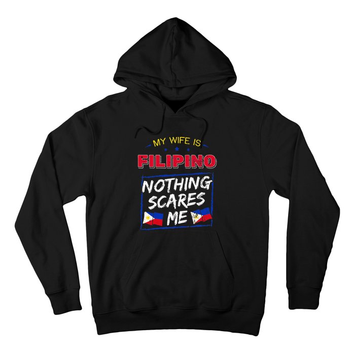 My Wife Is Filipino Republic Of The Philippines Roots Flag Hoodie