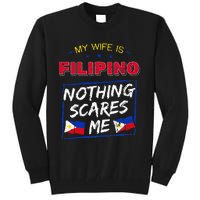 My Wife Is Filipino Republic Of The Philippines Roots Flag Tall Sweatshirt