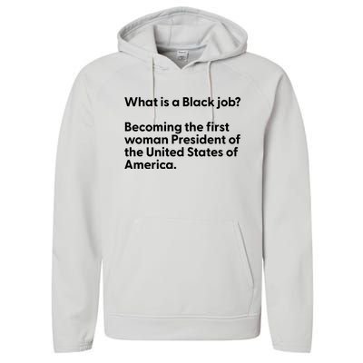 Messinabottle What Is A Black Job Becoming The First Woman President Of The Unit Performance Fleece Hoodie