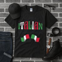 My Wife Is Italian Nothing Scares Me Tall T-Shirt