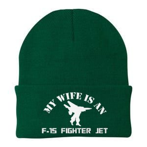 My Wife Is A Fighter Jet Premium Knit Cap Winter Beanie