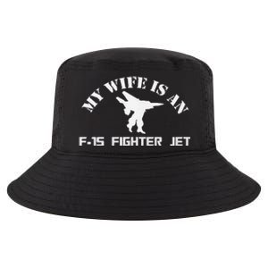 My Wife Is A Fighter Jet Premium Cool Comfort Performance Bucket Hat