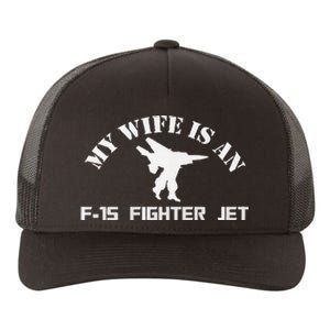 My Wife Is A Fighter Jet Premium Yupoong Adult 5-Panel Trucker Hat