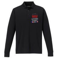 My Wife Is Puerto Rican Puerto Rico Heritage Roots PR Flag Performance Long Sleeve Polo