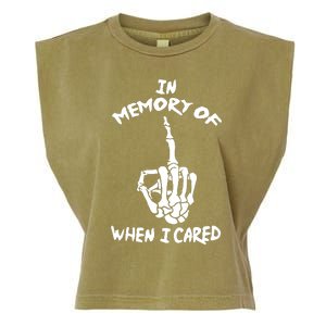 Memory When I Cared Garment-Dyed Women's Muscle Tee