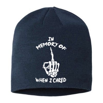 Memory When I Cared Sustainable Beanie