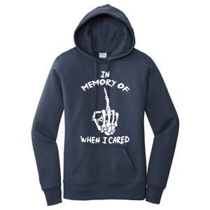 Memory When I Cared Women's Pullover Hoodie