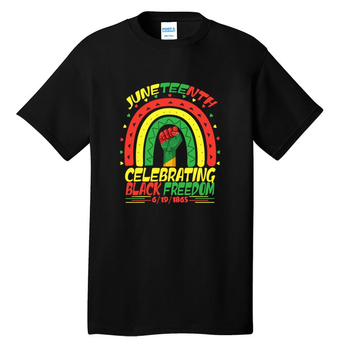 Men Women Juneteenth Celebration Black Freedom Black Pride Gift African Pride Tall T-Shirt