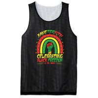 Men Women Juneteenth Celebration Black Freedom Black Pride Gift African Pride Mesh Reversible Basketball Jersey Tank