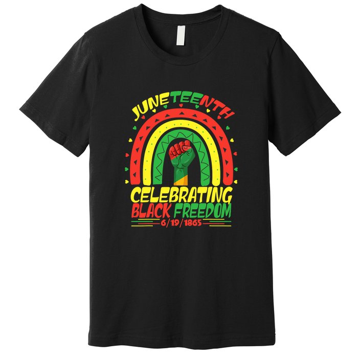 Men Women Juneteenth Celebration Black Freedom Black Pride Gift African Pride Premium T-Shirt