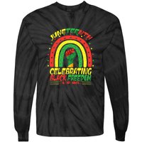 Men Women Juneteenth Celebration Black Freedom Black Pride Gift African Pride Tie-Dye Long Sleeve Shirt