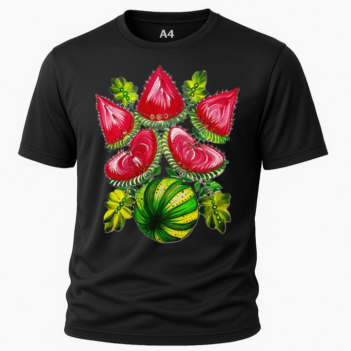 Magic Watermelon. Kherson symbol. Petrykivka painting. Cooling Performance Crew T-Shirt