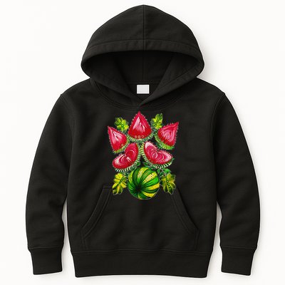 Magic Watermelon. Kherson symbol. Petrykivka painting. Kids Hoodie