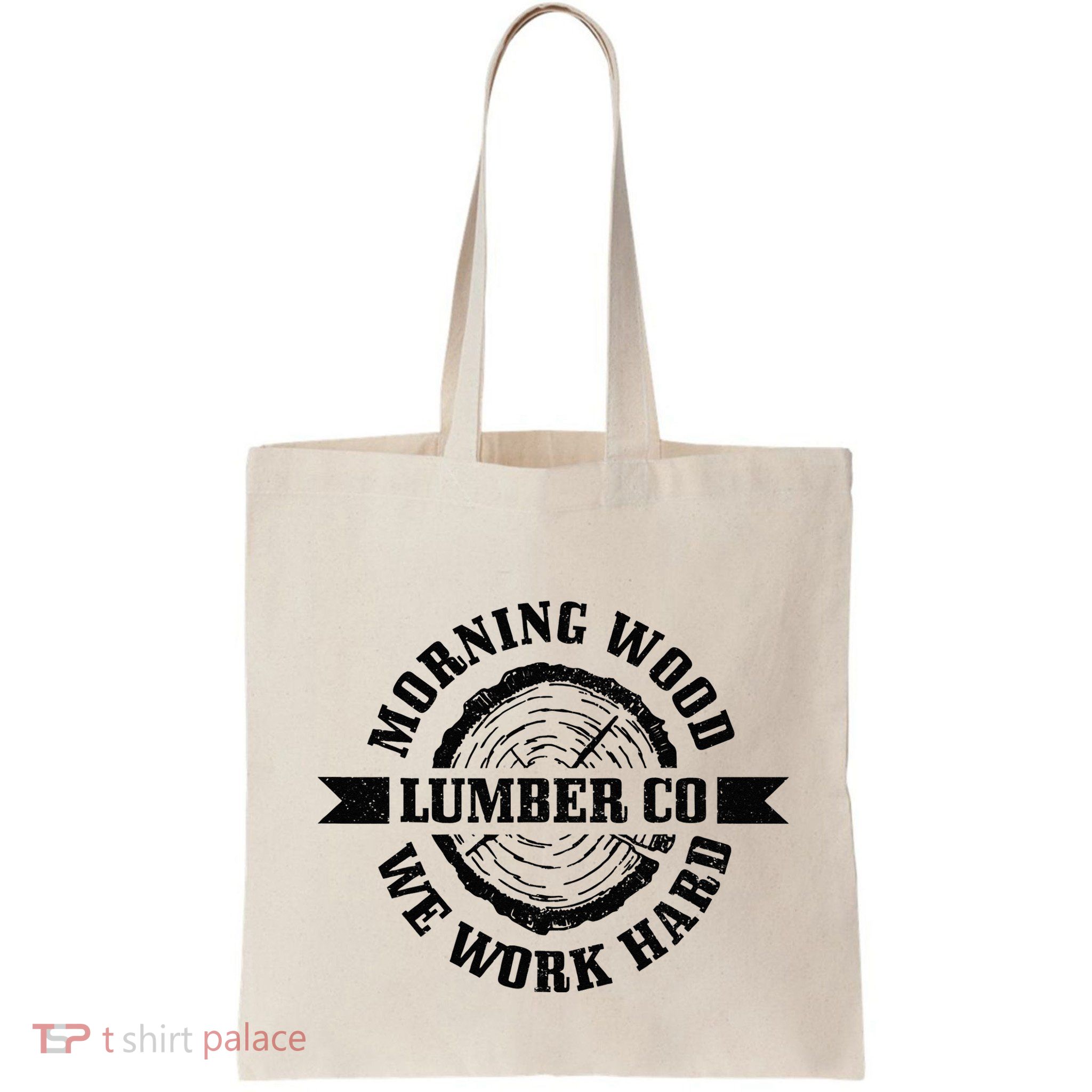 Morning Wood Lumber Co. Funny Lumberjack Logger Arborist Bag