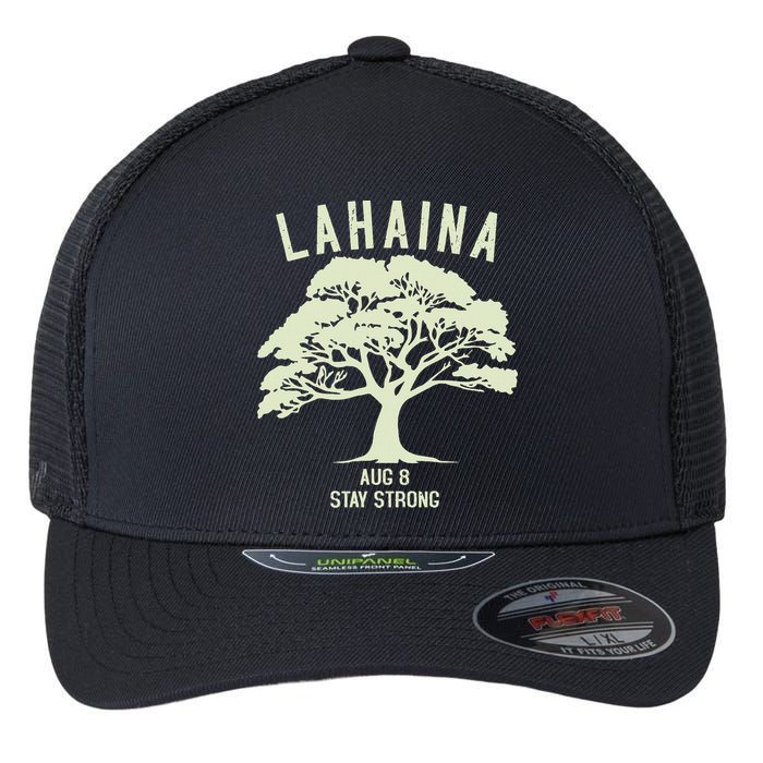 Maui Wildfire Lahaina Survivor Maui Hawaii Strong Flexfit Unipanel Trucker Cap