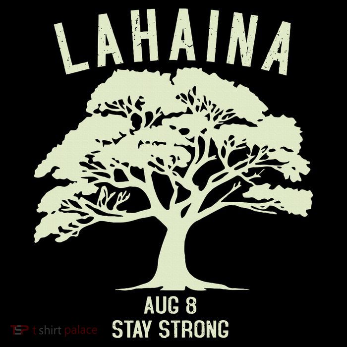 Maui Wildfire Lahaina Survivor Maui Hawaii Strong Drawstring Bag