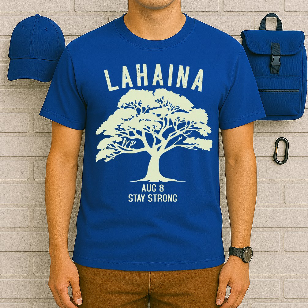 Maui Wildfire Lahaina Survivor Maui Hawaii Strong T-Shirt