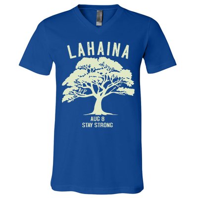 Maui Wildfire Lahaina Survivor Maui Hawaii Strong V-Neck T-Shirt