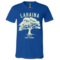 Maui Wildfire Lahaina Survivor Maui Hawaii Strong V-Neck T-Shirt