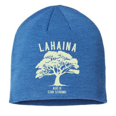 Maui Wildfire Lahaina Survivor Maui Hawaii Strong Sustainable Beanie