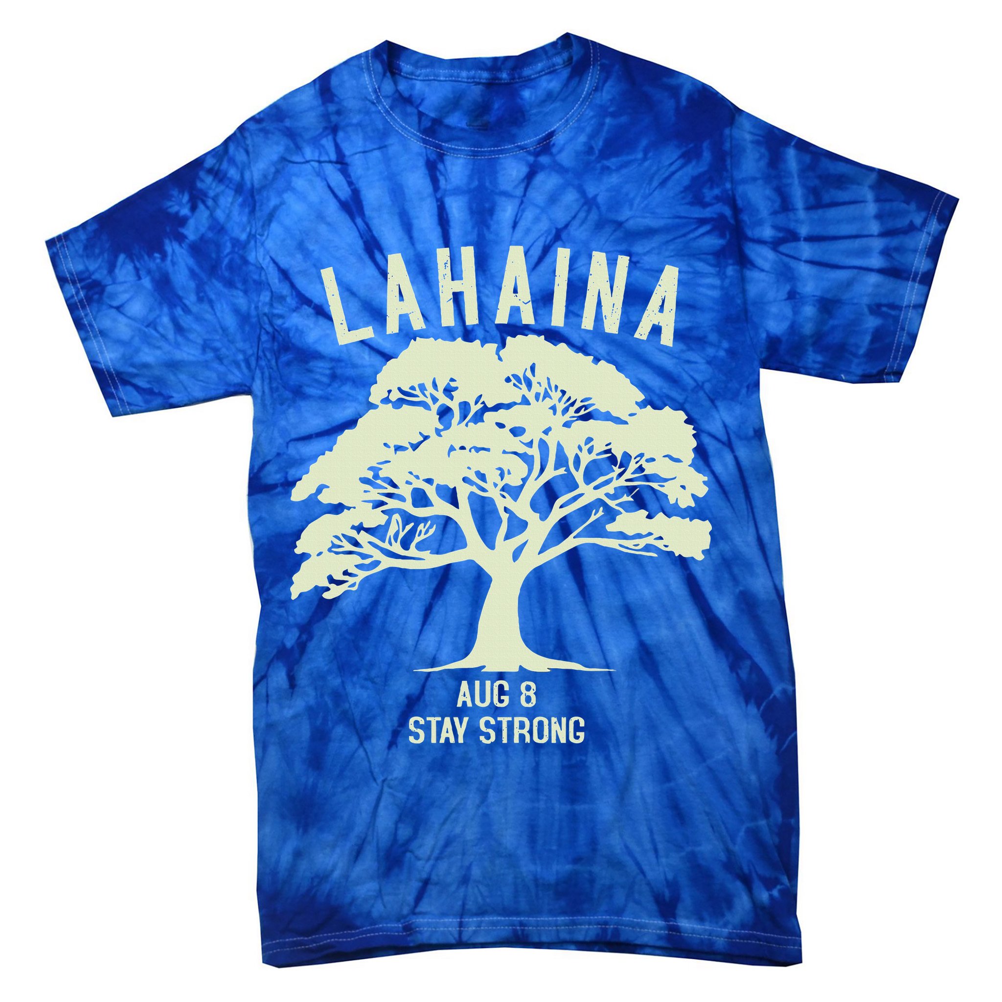 Maui Wildfire Lahaina Survivor Maui Hawaii Strong Tie-Dye T-Shirt