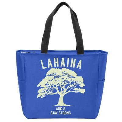 Maui Wildfire Lahaina Survivor Maui Hawaii Strong Zip Tote Bag