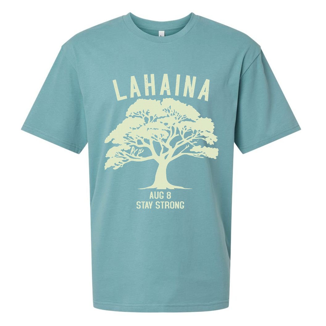 Maui Wildfire Lahaina Survivor Maui Hawaii Strong Sueded Cloud Jersey T-Shirt