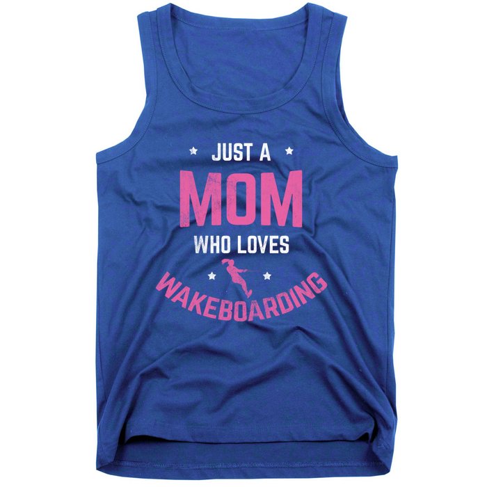 Mom Who Loves Wakeboarding Surfing Mother Wakeboarding Gift Tank Top